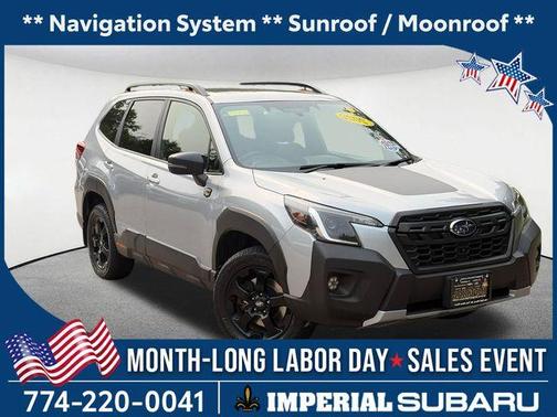 Ice Silver Metallic 2022 Subaru Forester Wilderness