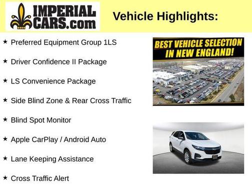 Summit White 2023 Chevrolet Equinox LS