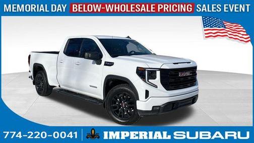 Summit White 2024 GMC Sierra 1500 Elevation