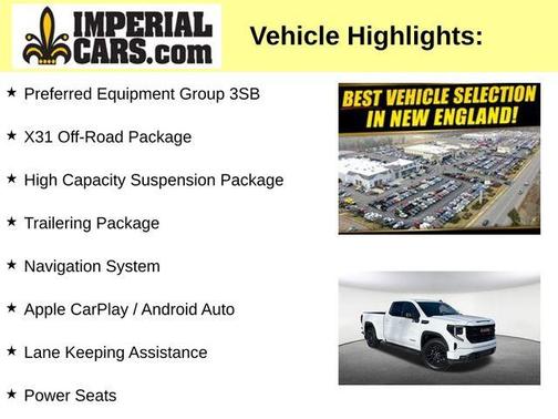 Summit White 2024 GMC Sierra 1500 Elevation