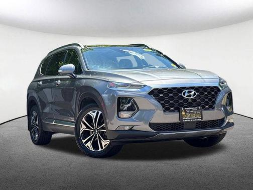 Machine Gray 2019 Hyundai SANTA FE Ultimate