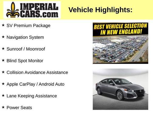 Gun Metallic 2023 Nissan Altima 2.5 SV