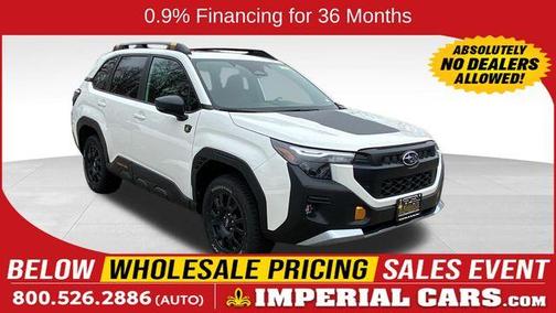 Crystal White Pearl 2026 Subaru Forester Wilderness