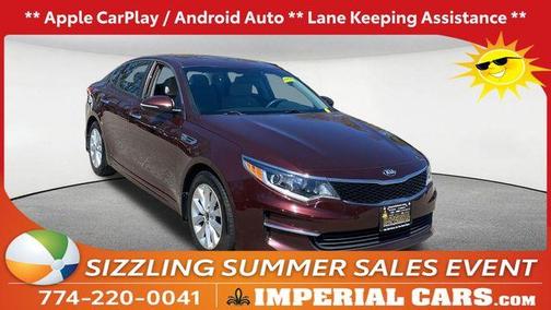 Sangria Red 2018 Kia Optima LX