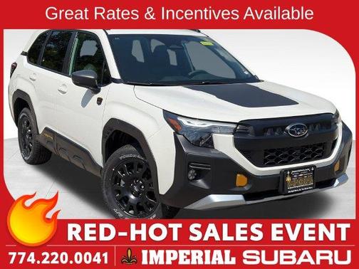 Crystal White Pearl 2026 Subaru Forester Wilderness