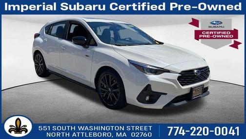 Crystal White Pearl 2024 Subaru Impreza RS