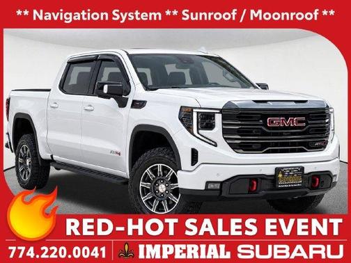 Summit White 2024 GMC Sierra 1500 AT4