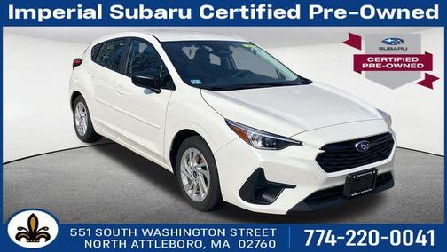 Crystal White Pearl 2025 Subaru Impreza Base