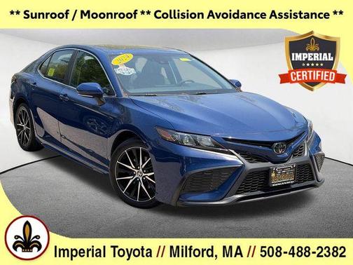 Blue 2024 Toyota Camry SE