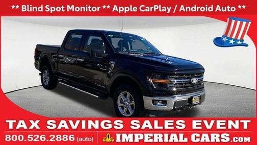 Agate Black Metallic 2025 Ford F-150 XLT