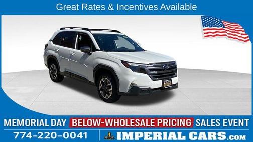 Crystal White Pearl 2026 Subaru Forester Premium