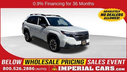 Crystal White Pearl 2026 Subaru Forester Premium