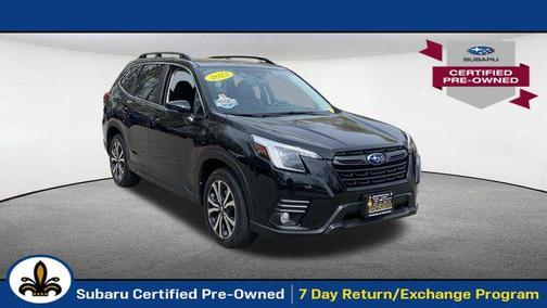 Crystal Black Silica 2023 Subaru Forester Limited