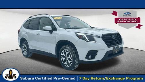 Crystal White Pearl 2023 Subaru Forester 2.5i Premium