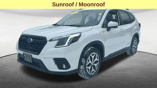 Crystal White Pearl 2023 Subaru Forester 2.5i Premium