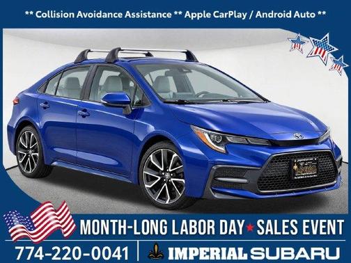 Blue 2022 Toyota Corolla SE