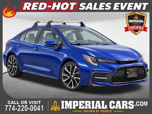Blue 2022 Toyota Corolla SE