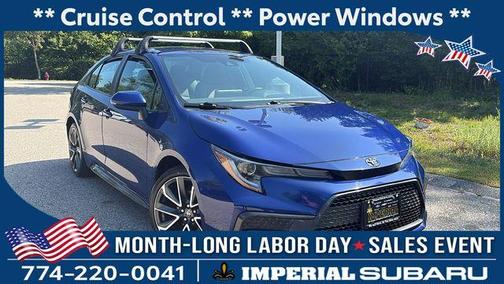 Blue 2022 Toyota Corolla SE