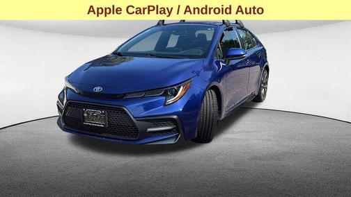 Blue 2022 Toyota Corolla SE