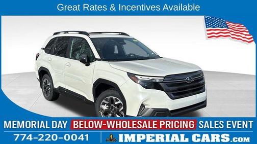 Crystal White Pearl 2026 Subaru Forester Premium