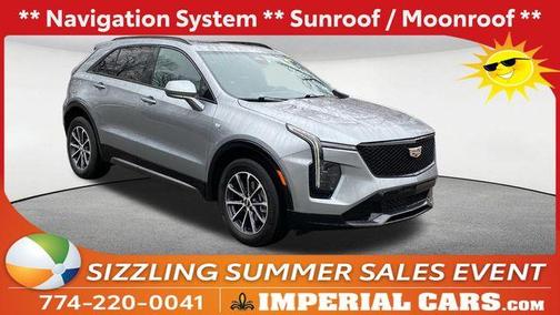 Silver Metallic 2024 Cadillac XT4 Sport