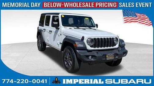 Bright White Clearcoat 2025 Jeep Wrangler Sport