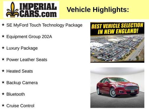 Ruby Red Metallic 2016 Ford Fusion SE