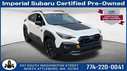 Crystal White Pearl 2025 Subaru Crosstrek Wilderness