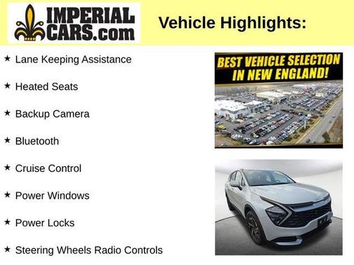 Snow White Pearl 2023 Kia Sportage Hybrid LX
