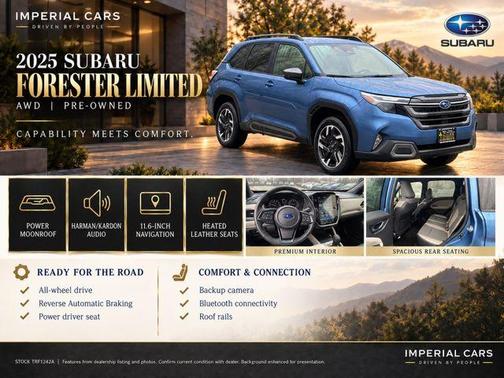 Horizon Blue Pearl 2025 Subaru Forester Limited