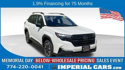 Crystal White Pearl 2026 Subaru Forester