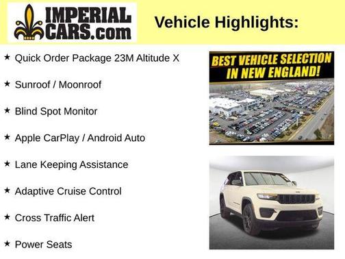 Bright White Clearcoat 2024 Jeep Grand Cherokee Laredo
