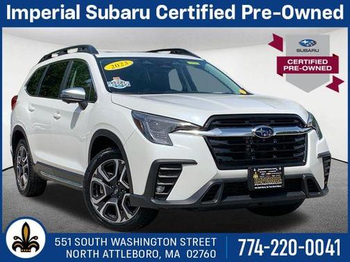 Crystal White Pearl 2023 Subaru Ascent Limited 7-Passenger