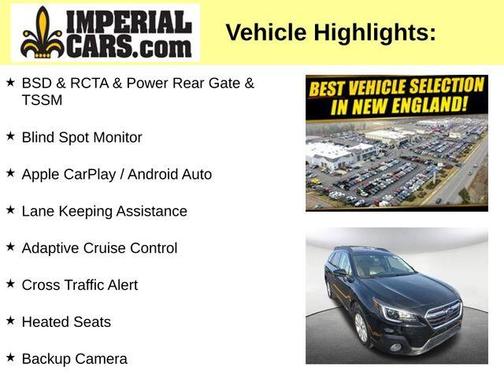 Crystal Black Silica 2019 Subaru Outback 2.5i Premium