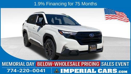 Crystal White Pearl 2026 Subaru Forester Sport
