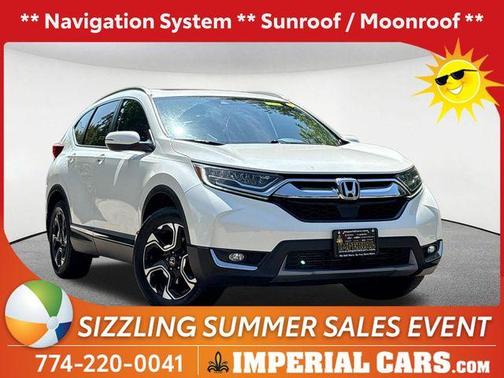 White 2018 Honda CR-V Touring