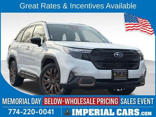 Crystal White Pearl 2026 Subaru Forester Sport