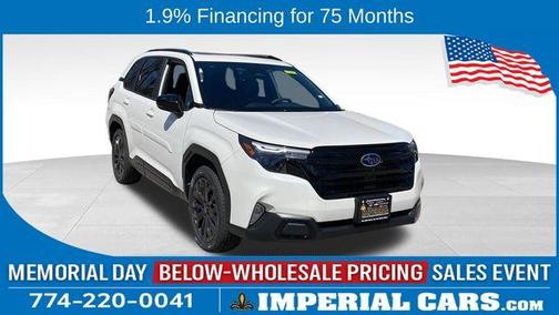 Crystal White Pearl 2026 Subaru Forester Sport