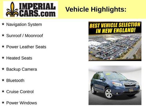 Marine Blue Pearl 2014 Subaru Forester 2.5i Limited