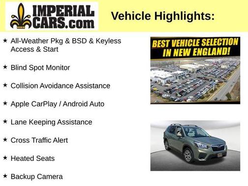 Jasper Green Metallic 2019 Subaru Forester Premium