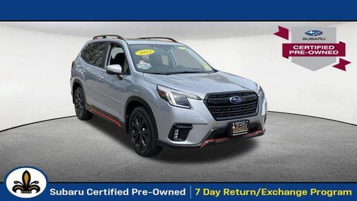 Ice Silver Metallic 2023 Subaru Forester Sport