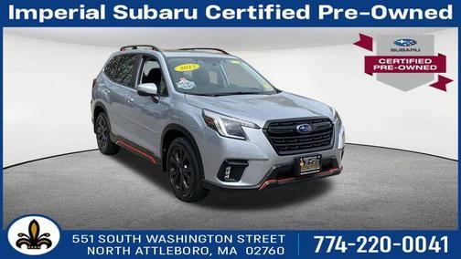 Ice Silver Metallic 2023 Subaru Forester Sport