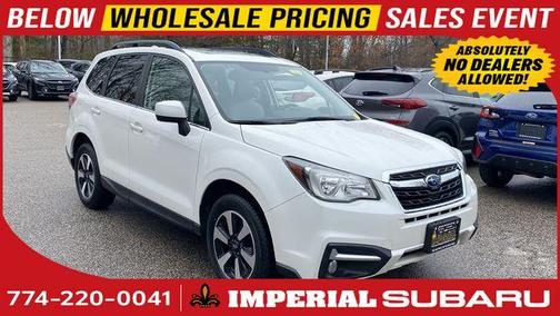 Crystal White Pearl 2017 Subaru Forester 2.5i Limited