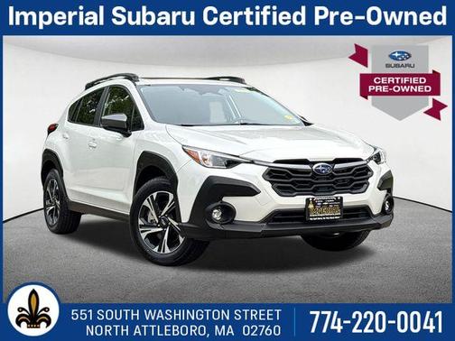 Crystal White Pearl 2024 Subaru Crosstrek Premium