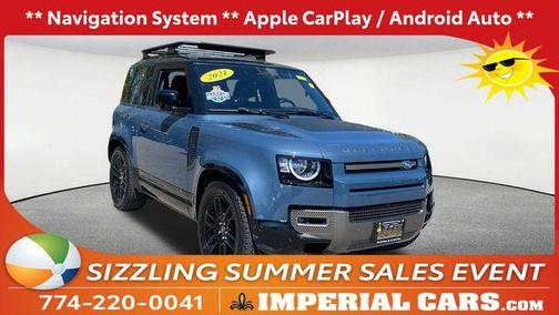 Tasman Blue Metallic 2021 Land Rover Defender 90 X-Dynamic S