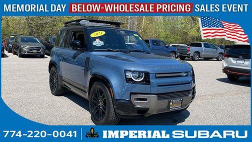 Tasman Blue Metallic 2021 Land Rover Defender 90 X-Dynamic S