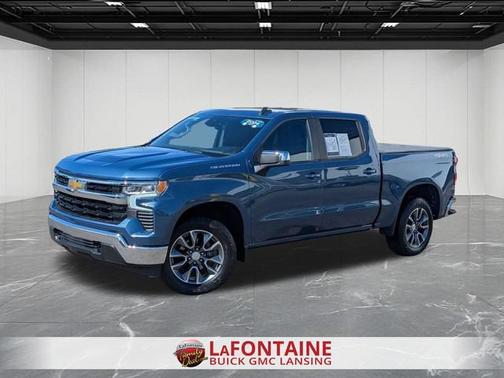 Lakeshore Blue Metallic 2024 Chevrolet Silverado 1500 LT (2FL)