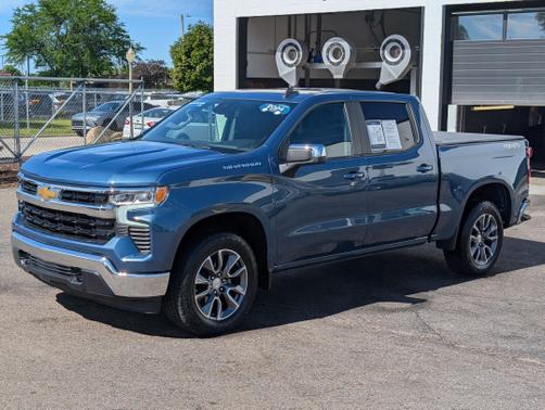 Lakeshore Blue Metallic 2024 Chevrolet Silverado 1500 LT (2FL)