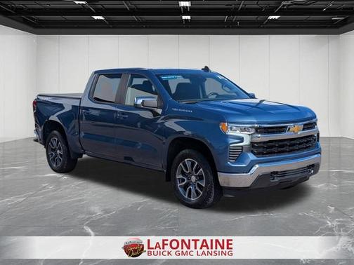 Lakeshore Blue Metallic 2024 Chevrolet Silverado 1500 LT (2FL)