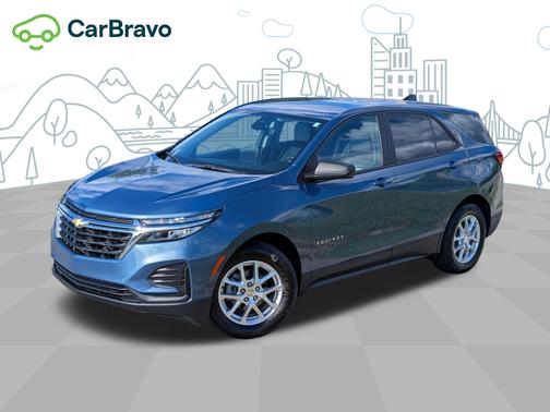 Lakeshore Blue Metallic 2024 Chevrolet Equinox LS